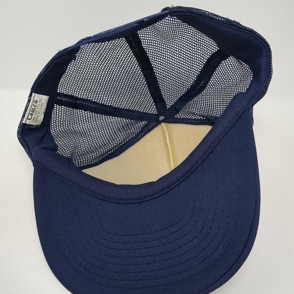 No. 1 Multiservices Corp. Snapback Trucker Hat Blue One Size Mesh Back Camco - Picture 6 of 8